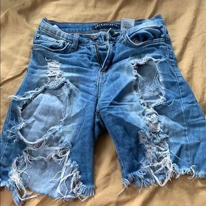 Fashion Nova Distressed shorts